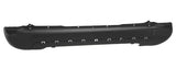 Citroen Berlingo Van 2015-2018 Rear Bumper Centre Section - No Sensor Holes - With Trim Holes - Black