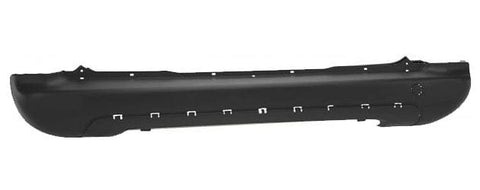 Peugeot Partner Van 2012-2015 Rear Bumper No Sensor Holes - With Trim Holes - Black