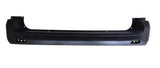 Fiat Scudo Van 2024- Rear Bumper No Sensor Holes No Blind Spot Holes (Fits Short Wheelbase Models) Textured