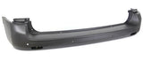 Citroen Dispatch Van 2016-2024 Rear Bumper With 4 Sensor Holes No Blind Spot Holes (Fits Short Wheelbase Models Only) Primed
