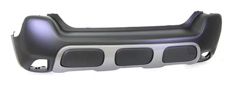 Citroen C3 Aircross Hatchback 2017-2021 Rear Bumper No Sensor Holes No Park Assist Holes With Grey Trim Primed