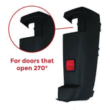 Iveco eSuperJolly Van 2026- Rear Bumper Corner (Fits 270 Degree Opening Doors) Includes Reflector Black Textured Driver Side R