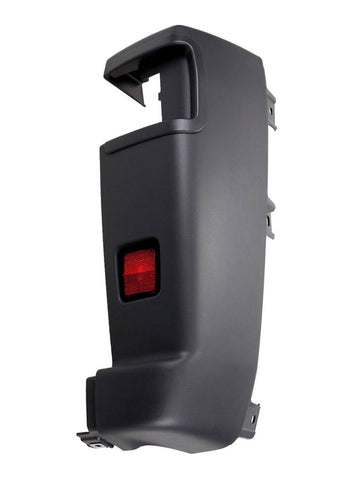 Citroen Relay Van 2017-2024 Rear Bumper Corner 270 Degree Opening Doors - Black Textured Driver Side R