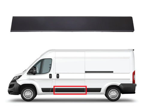 Fiat Ducato Van 2024- Side Panel Trim Loading Door Section (Fits Medium & Long & Extra Long Wheelbase Models) Textured Passenger Side L