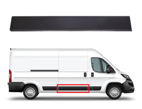 Peugeot Boxer Van 2023- Side Panel Trim Loading Door Section (Fits Medium & Long & Extra Long Wheelbase Models) Textured Driver Side R