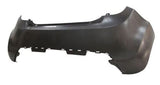 Chevrolet Spark Hatchback 2010-2013 Rear Bumper No Sensor Holes Needs Priming