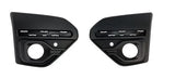 Dacia Jogger Hatchback 2022- Front Bumper Grille With Lamp Holes Outer Section With Sensor Holes - 2 Piece Set
