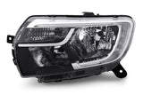 Dacia Logan Estate 2017-2021 Headlamp Halogen Type With LED Daytime Running Lamp Passenger Side L