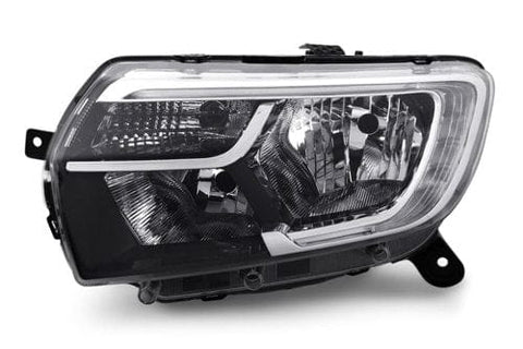 Dacia Logan Estate 2017-2021 Headlamp Halogen Type With LED Daytime Running Lamp Passenger Side L