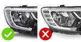 Dacia Sandero Hatchback 2016-2020 Headlamp Halogen Type (With LED Daytime Running Lamp) Passenger Side L