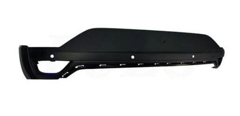 Dacia Sandero Stepway Hatchback 2021- Rear Bumper Spoiler With 4 Sensor Holes Textured