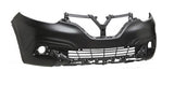 Renault Kadjar Hatchback 2015-2019 Front Bumper No Sensor Holes - Primed