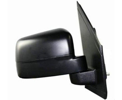 Ford Transit Connect Van 2009-2014 Door Mirror Manual Not Heated Single Glass Type - Black Cover Driver Side R