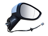 Ford B-Max MPV 2012-2017 Door Mirror Manual Fold Electric Type Heated 6 Pin Connector With Indicator With Primed Cover (Fits Zetec Models) Driver Side R