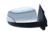 Ford Ranger Pickup 2015-2019 Door Mirror Power Fold Electric Type Not Heated With Square Foot Lamp With Indicator With Chrome Cover Driver Side R