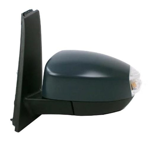Ford C-Max MPV 2010-2015 Door Mirror Manual Fold Electric Type Heated With Indicator With Primed Cover Passenger Side L