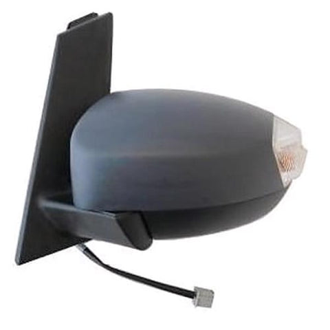Ford Grand C-Max MPV 2010-2015 Door Mirror Power Fold Electric Type Heated With Foot Lamp Primed Cover Passenger Side L