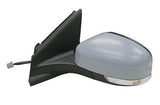 Ford Mondeo Estate 2010-2015 Door Mirror Manual Fold Electric Heated With Foot Lamp No Memory Function - Primed Cover Passenger Side L