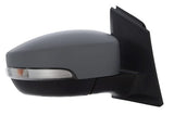 Ford Kuga Estate 2012-2017 Door Mirror Power Fold Electric Type Heated With Blind Spot System With Foot Lamp Primed Cover Driver Side R