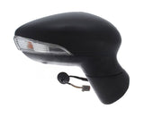 Ford Fiesta 5 Door Hatchback 2013-2017 MK7.5 Door Mirror Electric Heated Manual Fold Type With Black Cover (No Foot Lamp) Driver Side R