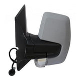 Ford Tourneo Custom MPV 2012-2017 Door Mirror Manual Fold Electric Type Heated Twin Glass With Indicator With Primed Cover Passenger Side L