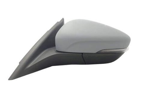 Ford Focus 5 Door Hatchback 2018-2022 Door Mirror Electric Heated Power Fold With Foot Lamp With Lane Assist Primed Cover Passenger Side L