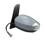 Ford C-Max MPV 2015-2019 Door Mirror Manual Fold Electric Type Heated With Indicator With Temperature Sensor With Primed Cover Passenger Side L