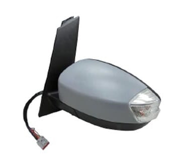 Ford C-Max MPV 2015-2019 Door Mirror Manual Fold Electric Type Heated With Indicator With Temperature Sensor With Primed Cover Passenger Side L