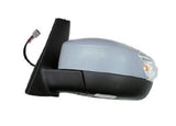 Ford Grand C-Max MPV 2015-2019 Door Mirror Power Fold Electric Type Heated No Blind Spot System With Temperature Sensor With Foot Lamp Primed Cover Passenger Side L