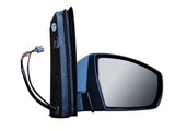 Ford Grand C-Max MPV 2015-2019 Door Mirror Power Fold Electric Type Heated No Blind Spot System With Temperature Sensor With Foot Lamp Primed Cover Driver Side R