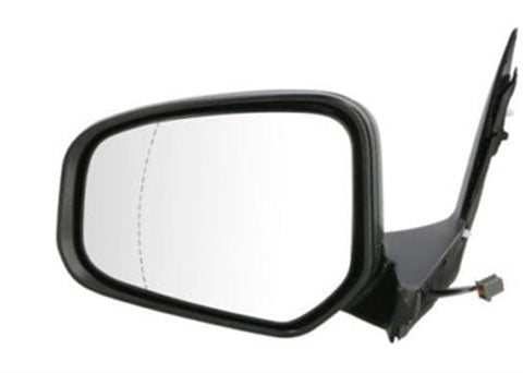 Ford Transit Connect Van 2018-2024 Door Mirror Manual Not Heated Single Glass Type Black Cover Passenger Side L