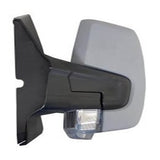 Ford Tourneo Custom MPV 2017-2023 Door Mirror Power Fold Electric Type Heated No Blind Spot System Twin Glass With Indicator With Primed Cover Passenger Side L