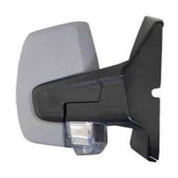 Ford Tourneo Custom MPV 2017-2023 Door Mirror Power Fold Electric Type Heated No Blind Spot System Twin Glass With Indicator With Primed Cover Driver Side R
