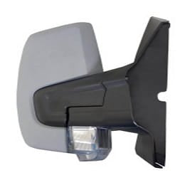 Ford Tourneo Custom MPV 2017-2023 Door Mirror Power Fold Electric Type Heated With Blind Spot System Twin Glass With Indicator With Primed Cover Driver Side R