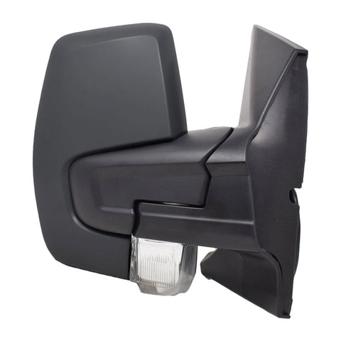 Ford Tourneo Custom MPV 2017-2023 Door Mirror Manual Fold Electric Type Heated Twin Glass With Indicator With Black Cover Driver Side R