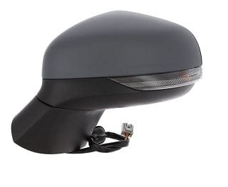 Ford Puma Hatchback 2020-2024 Door Mirror Electric Heated Power Fold With Led Puddle Lamp With Primed Cover Passenger Side L