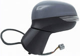 Ford Puma Hatchback 2024- Door Mirror Power Fold Electric Type Heated With Blind Spot System With LED Foot Lamp Primed Cover Passenger Side L