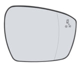 Ford Galaxy MPV 2019-2023 Door Mirror Glass Heated With Blind Spot System Driver Side R
