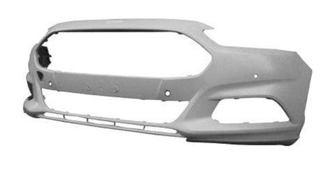 Ford Mondeo Estate 2015-2019 Front Bumper No Wash Jets With Sensor Holes (With Template To Drill Park Assist) - Primed