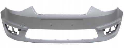 Ford Galaxy MPV 2010-2015 Front Bumper No Wash Jets No Sensor Holes (With Template To Drill Wash) - Primed