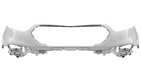 Ford Tourneo Custom MPV 2017-2023 Front Bumper Upper Section With Arch Extensions Primed