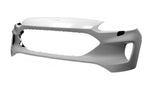 Ford Kuga Estate 2020-2024 Front Bumper No Sensor Holes With Wash Jet Holes No Park Assist Holes (Not ST-Line or Vignale Models) Primed