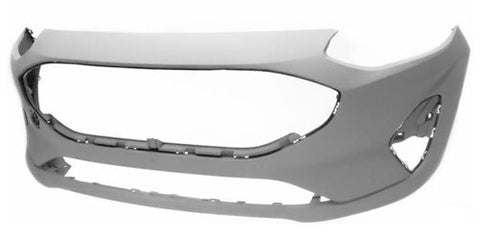 Ford Fiesta 3 Door Hatchback 2022-2024 Front Bumper No Sensor Holes (With Template To Drill Holes) Titanium Models - Primed 
