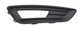 Ford Focus 5 Door Hatchback 2014-2018 MK3 Facelift Front Bumper Grille Outer Section With Lamp Hole (Fits Zetec & Style & Studio Models Only) Matt Black Driver Side R