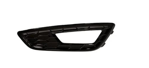Ford Focus Estate 2014-2018 MK3 Facelift Front Bumper Grille Outer Section With Lamp Hole (Fits ST-Line & Zetec-S Models Only) Gloss Black Passenger Side L