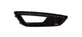Ford Focus 5 Door Hatchback 2014-2018 MK3 Facelift Front Bumper Grille Outer Section With Lamp Hole (Fits ST-Line & Zetec-S Models Only) Gloss Black Driver Side R
