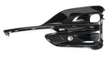 Ford Kuga Estate 2020-2024 Front Bumper Grille Outer Section With Sensor Hole (Fits ST-Line Models Only) Gloss Black Passenger Side L