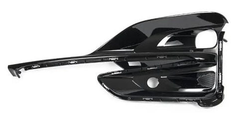 Ford Kuga Estate 2020-2024 Front Bumper Grille Outer Section With Sensor Hole (Fits ST-Line Models Only) Gloss Black Passenger Side L