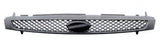 Ford Fiesta 3 Door Hatchback 2002-2005 Front Grille No Chrome Trim Type 