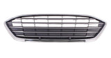 Ford Focus 5 Door Hatchback 2018-2022 MK4 Front Grille Chrome With Chrome Slats (Not ST or ST-Line Models)